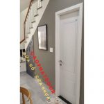 Mẫu cửa gỗ công nghiệp màu trắng đẹp